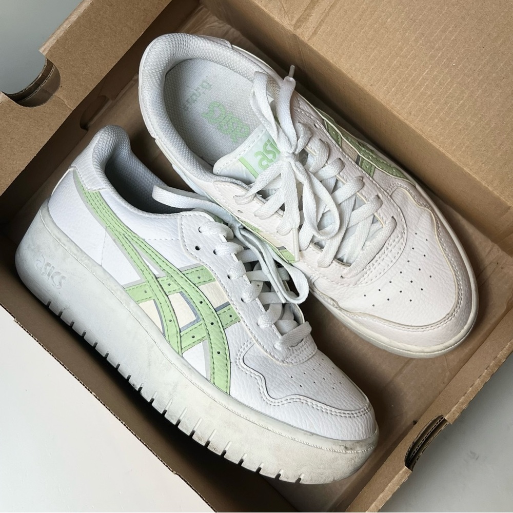 ASICS Japan S PF Platform Sneakers “White/Jade”